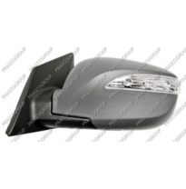 Retrovisor Izquierdo-Electrico-Termico-Imprimado-Con Piloto-Abatible Electricamente-Convexo/Cromado-8h8p