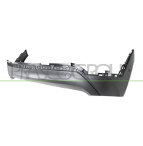 SPOILER PARAGOLPES TRASERO-NEGRO/GRANULADO-CON TAPAGANCHO-CON AGUJEROS+SOPORTES PARA ASISTENTE DE APARCAMIENTO