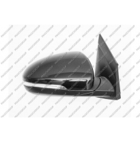 Retrovisor Dcho.Electrico Termico Negro Con Piloto - Con Luz De Cortesia - Abatible Electricamente Convexo/Cromado.-10 Pines