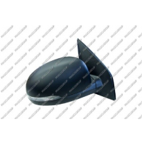 Retrovisor Dcho.Electrico Negro Termico-Con Piloto Abatible Electricamente-Convexo/Cromado