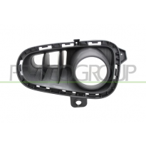 REJILLA DERECHA PARAGOLPES-NEGRA-CON AGUJEROS ANTINIEBLA-CON AGUJEROS MARCO