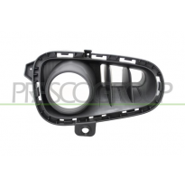 REJILLA IZQUIERDA PARAGOLPES-NEGRA-CON AGUJEROS ANTINIEBLA-CON AGUJEROS MARCO