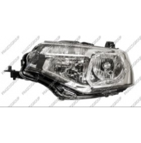 Optica Izquierda H7+hb3 Electrica-Con Motor-Negro