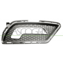 REJILLA DERECHA PARAGOLPES-NEGRA-CON AGUJERO ANTINIEBLA MOD. AMG