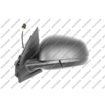 Retrovisor Izquierdo-Electrico-Negro-Termico-Asferico/Cromado