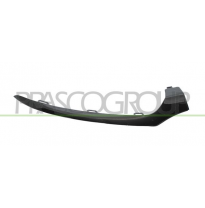 MOLDURA DERECHA PARAGOLPES DELANTERO-NEGRA/BRILLANTE