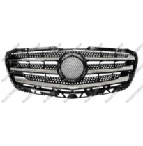 Rejilla-Negra Con Moldura Cromada