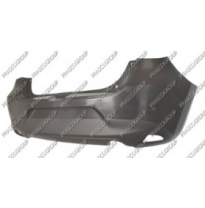 Paragolpes Trasero-Negro Con Agujeros Sensores Aparcamiento