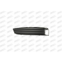 Rejilla Izquierda Paragolpes-Negra-Sin Agujeros Antiniebla-Con Moldura Cromada