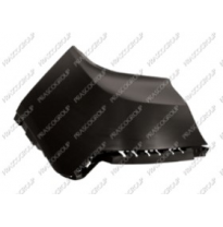 Punta Izquierda Paragolpes Trasero-Negra-Lisa a Imprimar