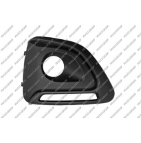 Rejilla Derecha Paragolpes-Negra-Con Agujeros Antiniebla Y Luz Diurna Led