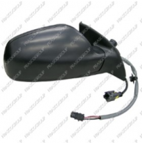 Espejo Derecho Electrico-Negro-Termico-Con Sensor De Temperatura-Convexo/Cromado