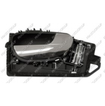 Manecilla Interior Trasera Derecha  Con Palanca Cromada-Escudo Negro Peugeot 307 2001-&gt;
