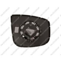 Cristal+soporte Izquierdo-Convexo/Cromado Peugeot Partner 2012-&gt;