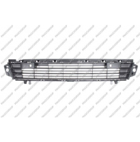 Rejilla Central Paragolpes-Negra-Con Agujeros Sensores