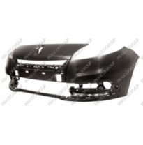 Paragolpes Delantero Negro Liso a Imprimar Con Tapagancho Con Marcos Sensores De Aparcamiento Y Lavafaros