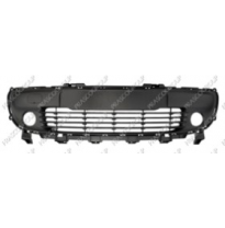 Rejilla Central Paragolpes Delantero Gris Con Agujeros Antiniebla Con Tapagancho