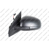 Retrovisor Izquierdo-Electrico-Negro-Termico-Asferico/Cromado