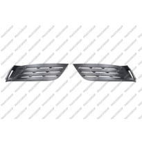 Set Rejillas Paragolpes Negras Sin Agujeros Antiniebla (Derecha+izquierda)