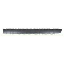 MOLDURA PUERTA DELANTERA DERECHA-CON CLIPS-NEGRO/GRANULADO