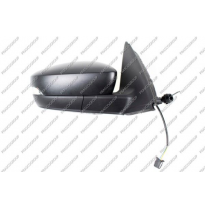 Retrovisor Derecho-Manual-Negro-Con Piloto-Convexo/Cromado