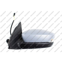 Retrovisor Izquierdo-Manual-Imprimado-Con Piloto-Convexo/Cromado