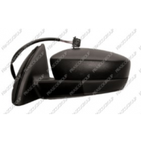 Espejo Izquierdo Electrico Negro Termico Convexo/Cromado