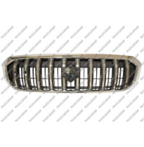 Rejilla Negra Con Marco Cromado