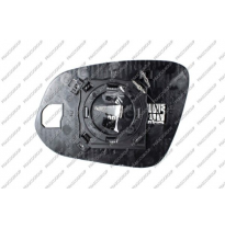 Cristal+soporte Derecho Convexo Termico Cromado