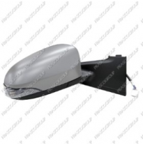 Retrovisor Dch Para Pintar Con Piloto Convexo Cromado Yaris 11