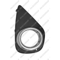 Rejilla Derecha Paragolpes Negra Con Agujero Antiniebla Con Marco Satinado Modelo  Hybrid Toyota Yaris 2015-&gt;