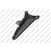 MOLDURA DERECHA PARAGOLPES DELANTERO-NEGRA