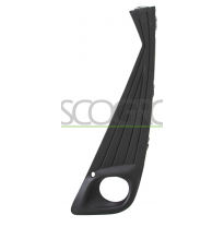 REJILLA DERECHA PARAGOLPES DELANTERO-NEGRA-CON AGUJEROS ANTINIEBLA