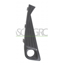 REJILLA IZQUIERDA PARAGOLPES DELANTERO-NEGRA-CON AGUJEROS ANTINIEBLA