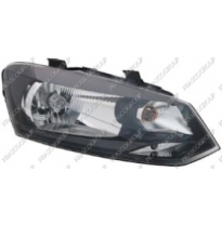 Optica Derecha Mod. H4 Electrica Con Motor Volkswagen Polo 2009-&gt;