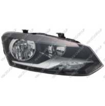 Optica Dcha Mod. H7+h7 Electrica-Con Motor Volkswagen Polo 2009-&gt;