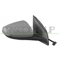 RETROVISOR DERECHO ELECTRICO-IMPRIMADO-TERMICO-CON PILOTO-CONVEXO-6 PINES