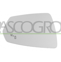 CRISTAL+SOPORTE DERECHO-TERMICO-CONVEXO-CROMADO-CON SENSOR ANGULO MUERTO