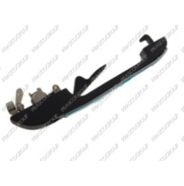 Maneta Exterior Delantera Derecha-Negra-Con Inserto Cromado-Sin Llave Volkswagen Passat 1985-&gt;1988