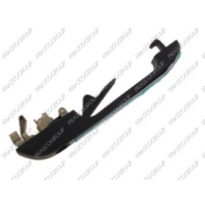 Maneta Exterior Delantera Izquierda-Negra-Con Inserto Cromado-Sin Llave Volkswagen Passat 1985-&gt;1988