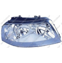 Optica Der. H7+h1 Electrica-Negra-Con Motor Volkswagen Sharan 2000-&gt;