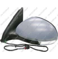 Espejo Izdo -Electrico.-Termico.-Para Pintar-Con Piloto Volkswagen Tiguan 2007-&gt;