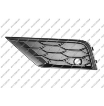 REJILLA SUPERIOR IZQUIERDA PARAGOLPES DELANTERO CON AGUJEROS SENSORES APARCAMIENTO+SOPORTES