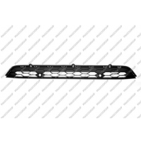 REJILLA CENTRAL PARAGOLPES-NEGRA-CON AGUJEROS SENSORES APARCAMIENTO+SOPORTE MOD. 16