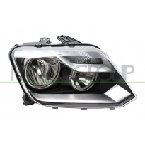 FARO DERECHO H7+H1 CON REGULACION ELECTRICA CON MOTOR - INTERIOR NEGRO - MONTAJE VALEO