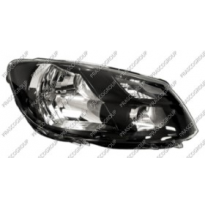 Optica Derecha H4 Electrica-Con Motor-Interior Negro