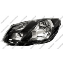 Optica Izquierda H4 Electrica-Con Motor-Interior Negro