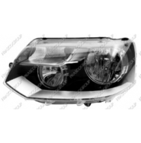 Optica Izquierd. H7+h15 Con Regulacion Electrica Con Motor T5 01/09&gt; Volkswagen Transporter 2010-&gt;
