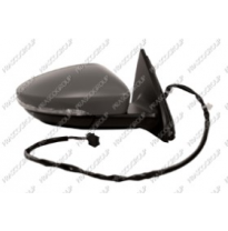 Espejo Derecho Electrico-Termico-Imprimado-Con Piloto-Convexo/Cromado