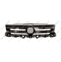 Rejilla-Negra Con Moldura Cromada